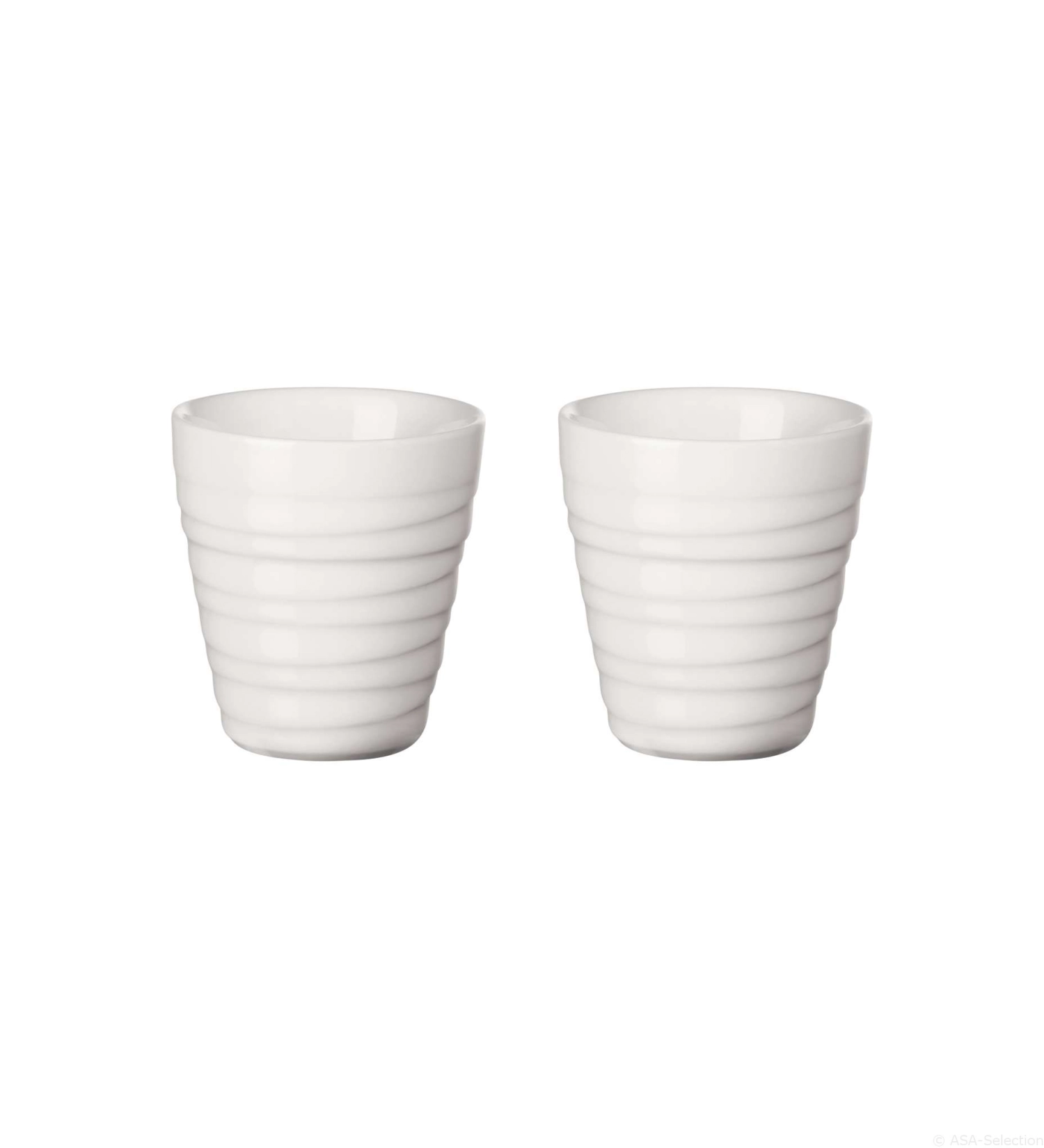 Lot de 2 tasses isothermes Espresso twisted