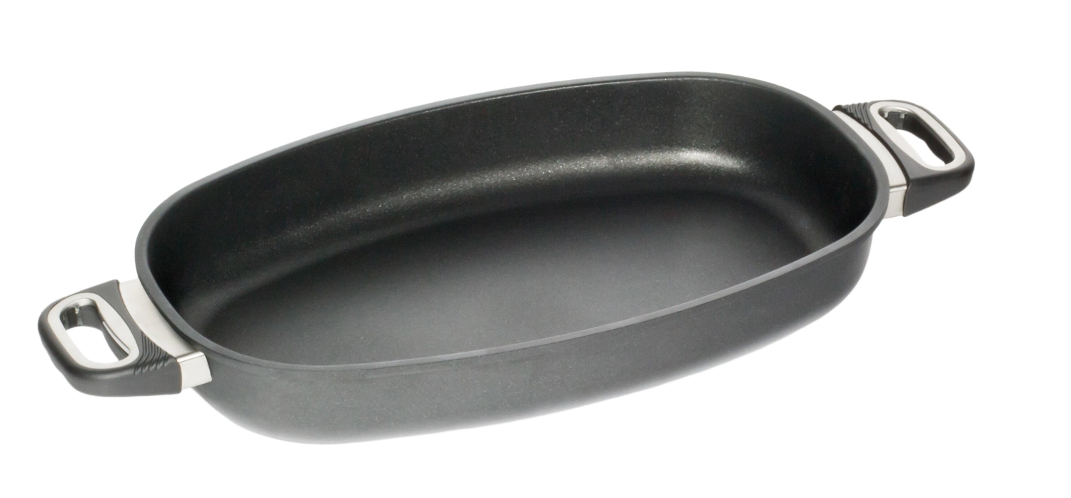 Poêle Jumbo 40x24cm, H7cm a. poignées latérales