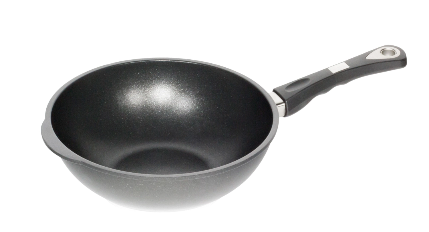 Wok D26cm, H9cm a. manche