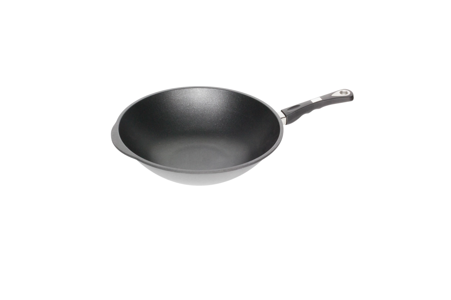 Wok D36cm, H9cm mit Stiel