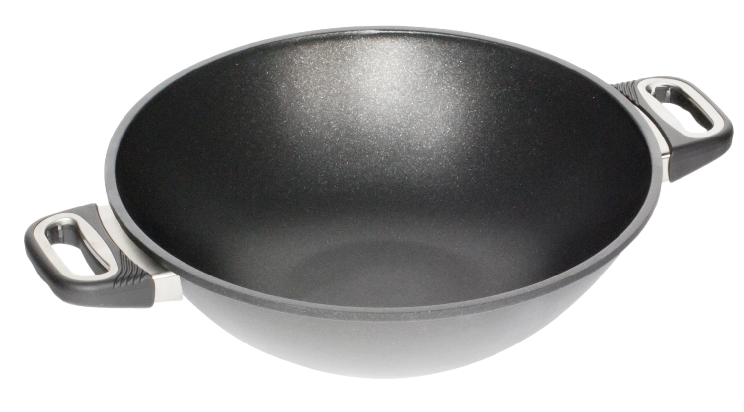 Induktions-Wok D32cm, H11cm m. Griffen