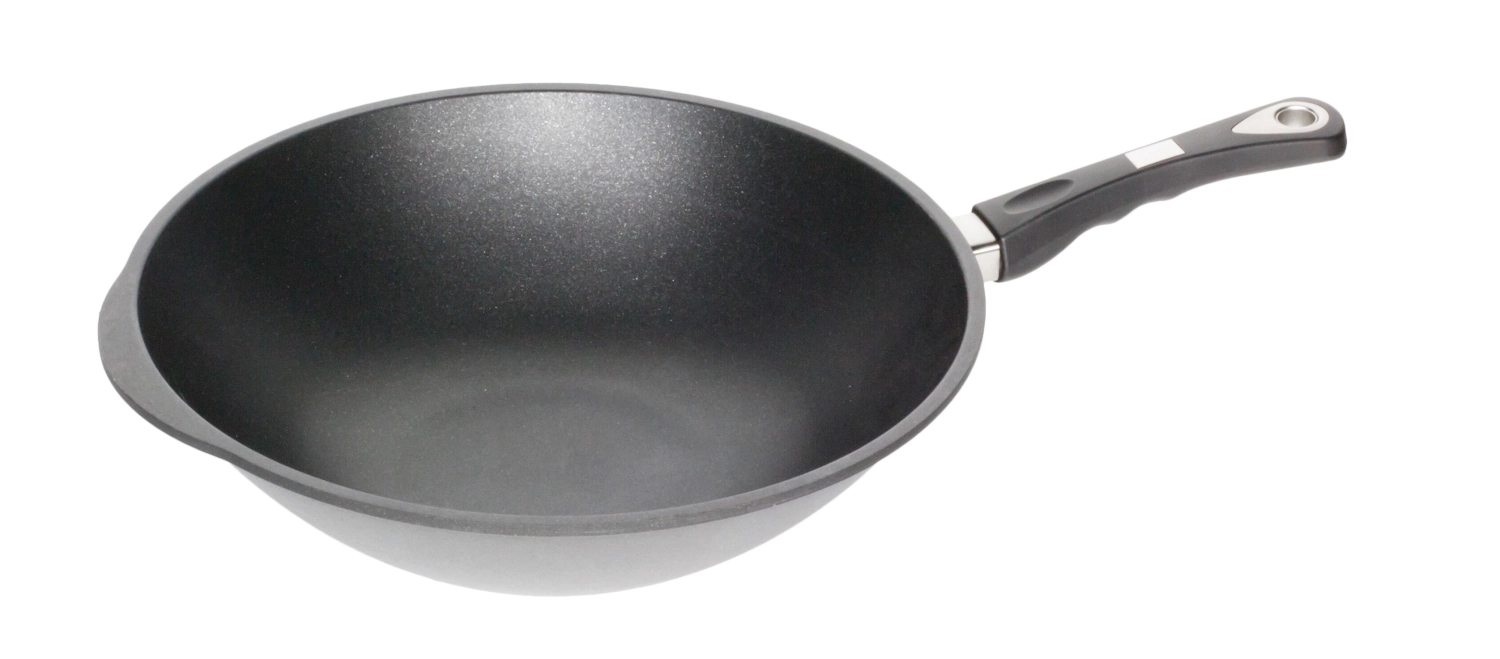 Wok à induction D36cm, H11cm a. manche