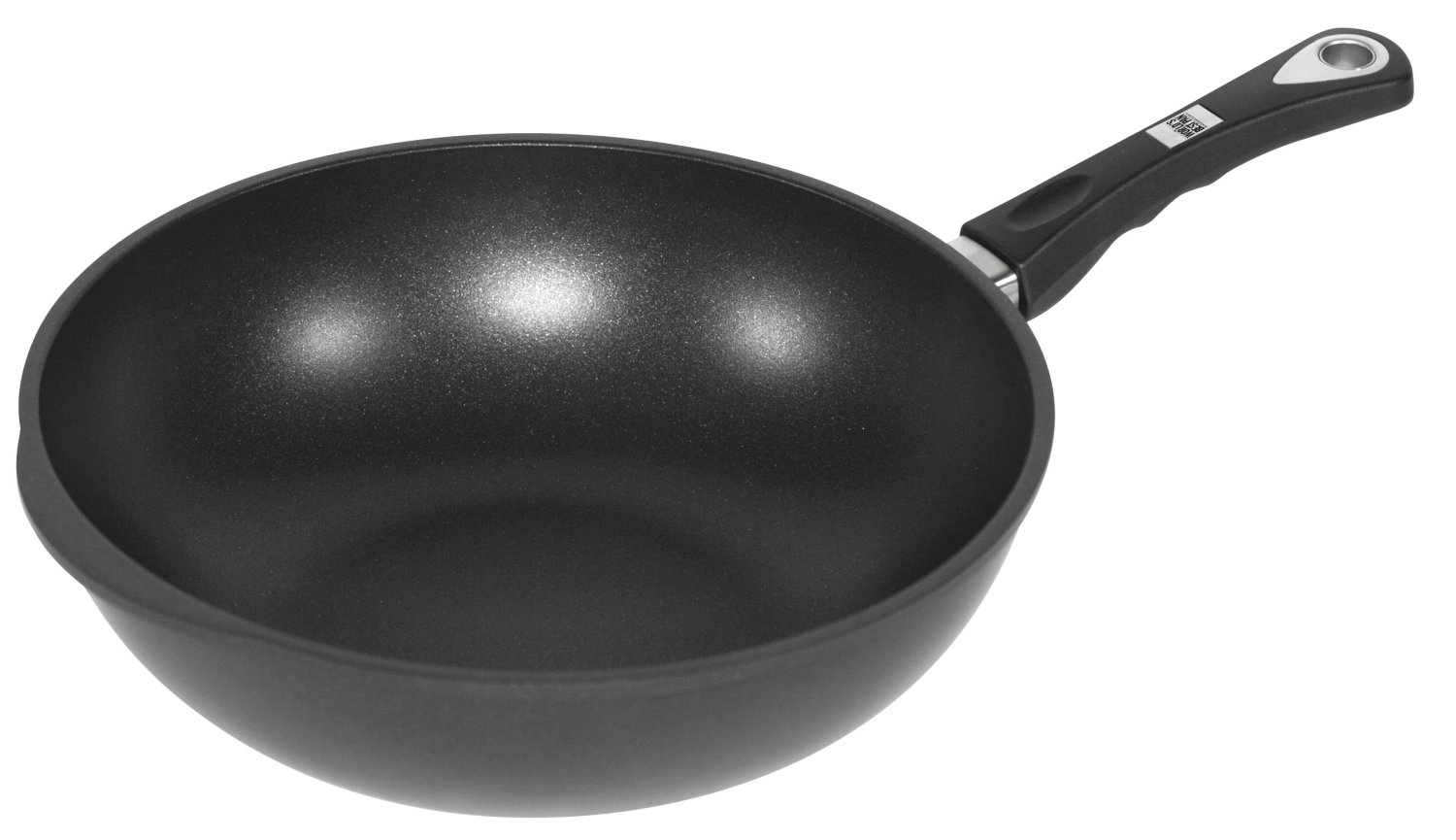 Wok D32cm induction, H10cm a. manche