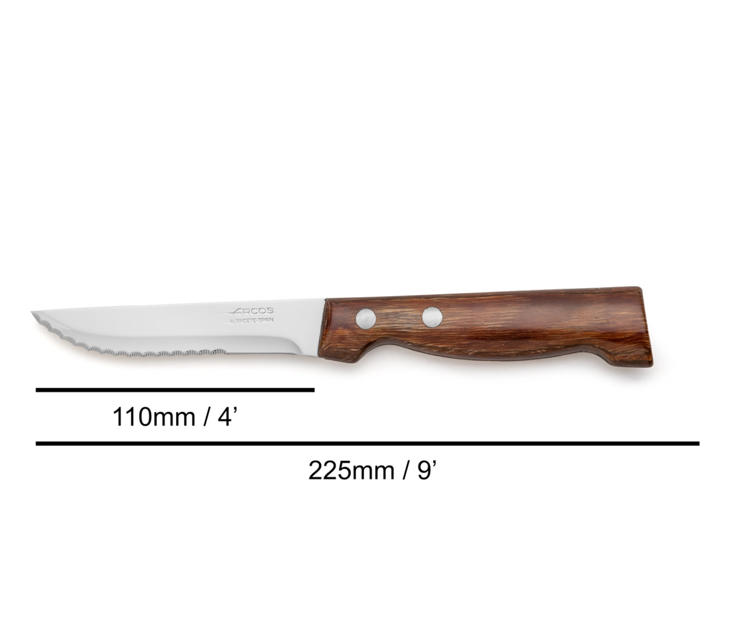 Steakmesser mit Wellenschliff