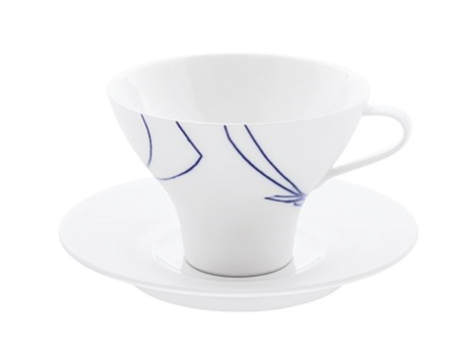 Grenat Tasse à café et à thé a. soucoupe