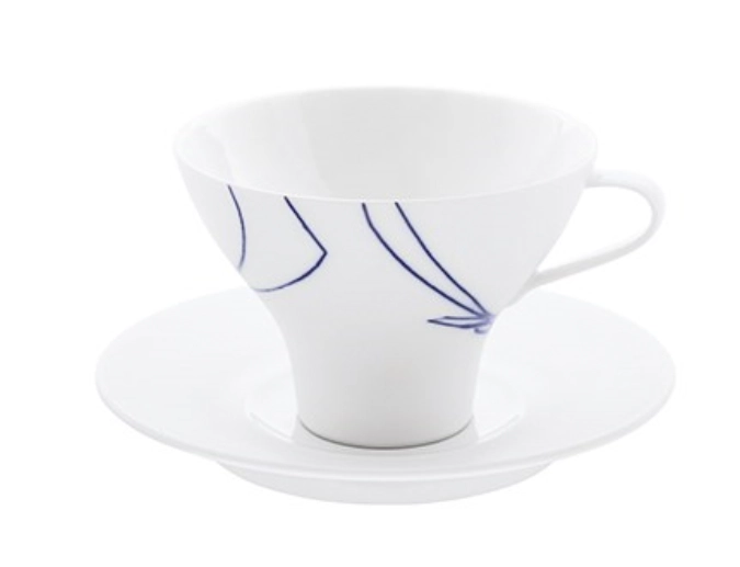 Grenat Tasse à café et à thé a. soucoupe