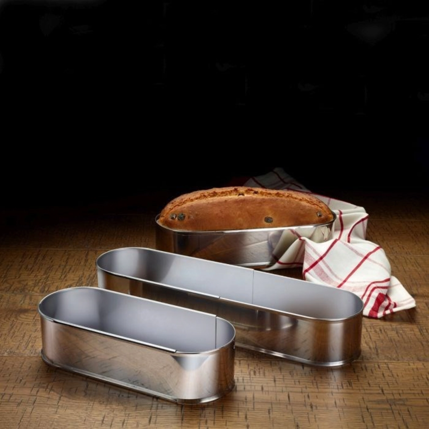 Moule à pâtisserie ovale, extensible de 27 à 40cm