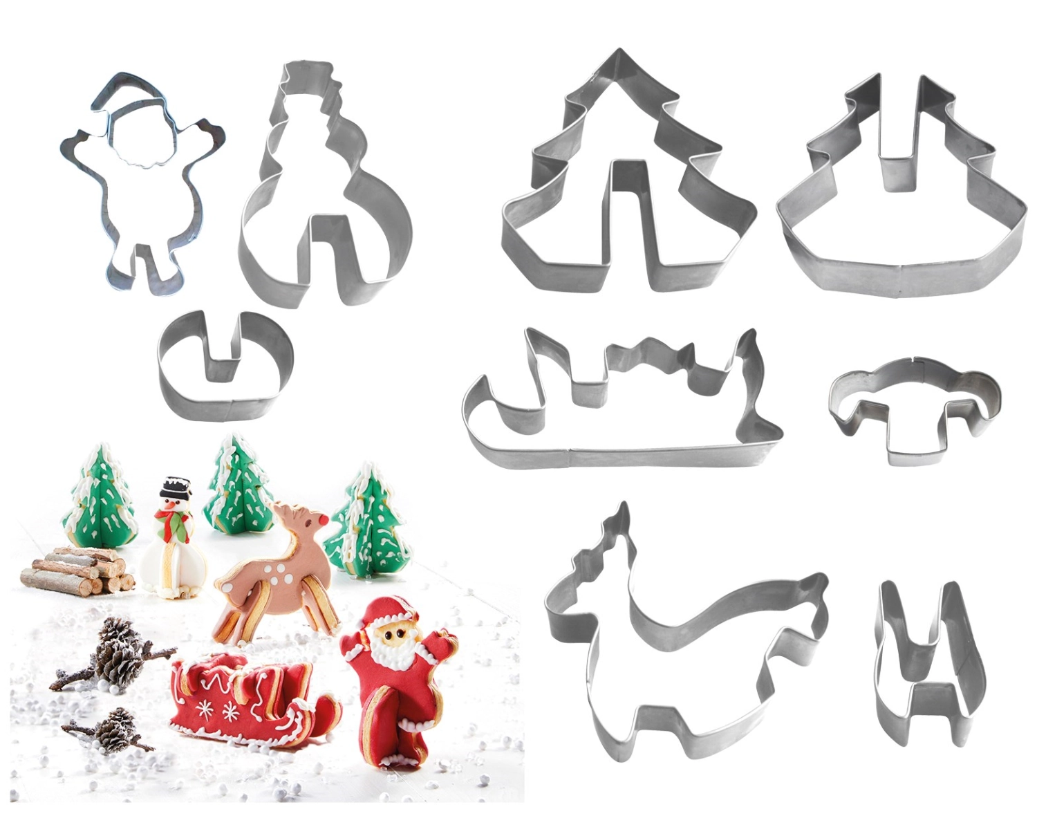Set d´emporte-pièces - santa claus is coming