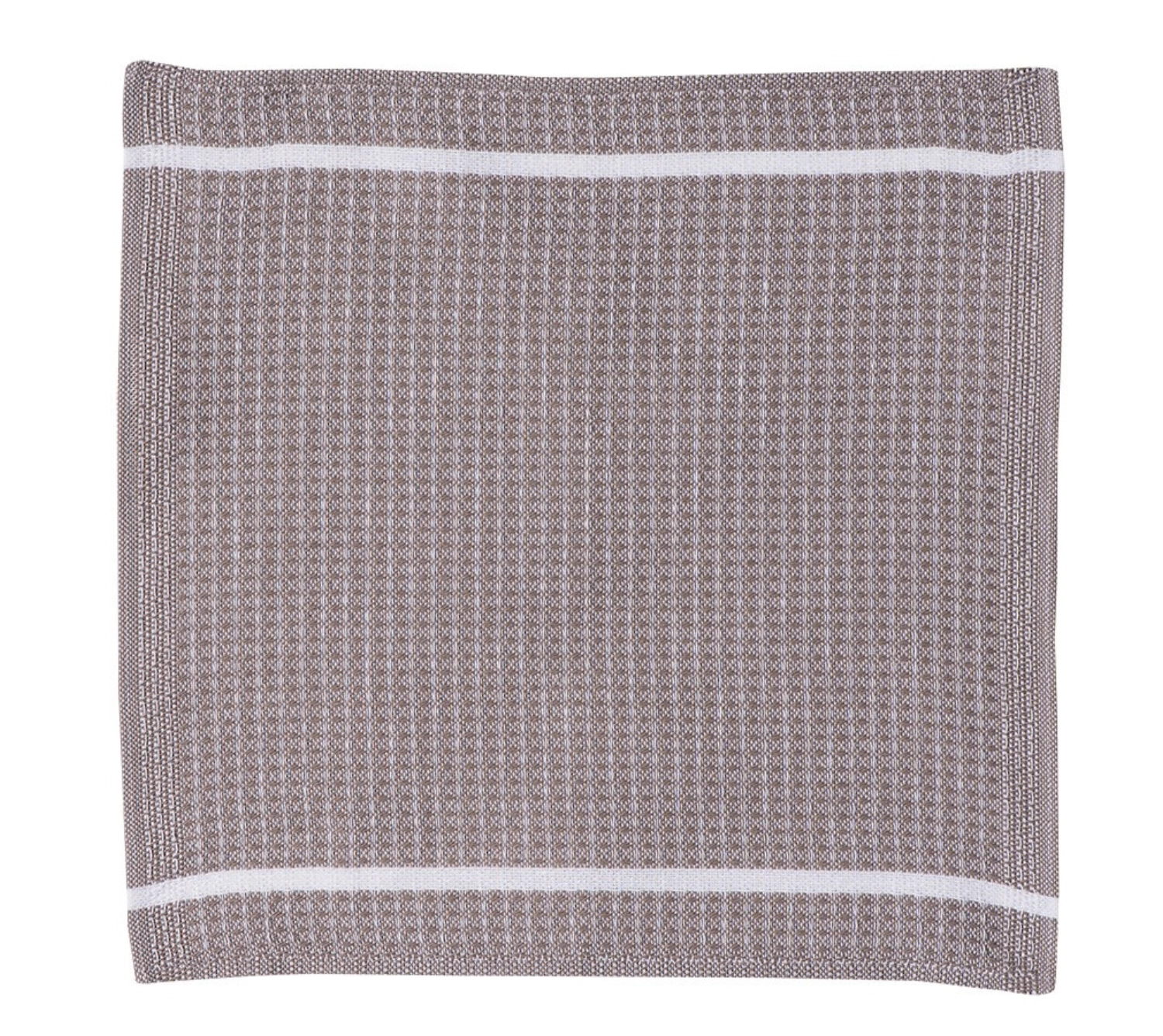 Spültuch 41x36 taupe/weiss