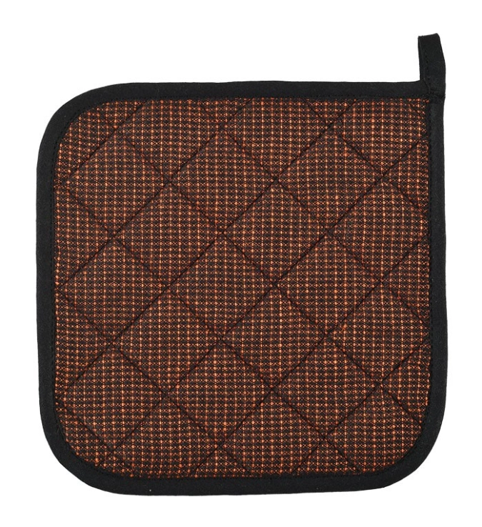 Topflappen Waffelstruktur 21x21 terracotta