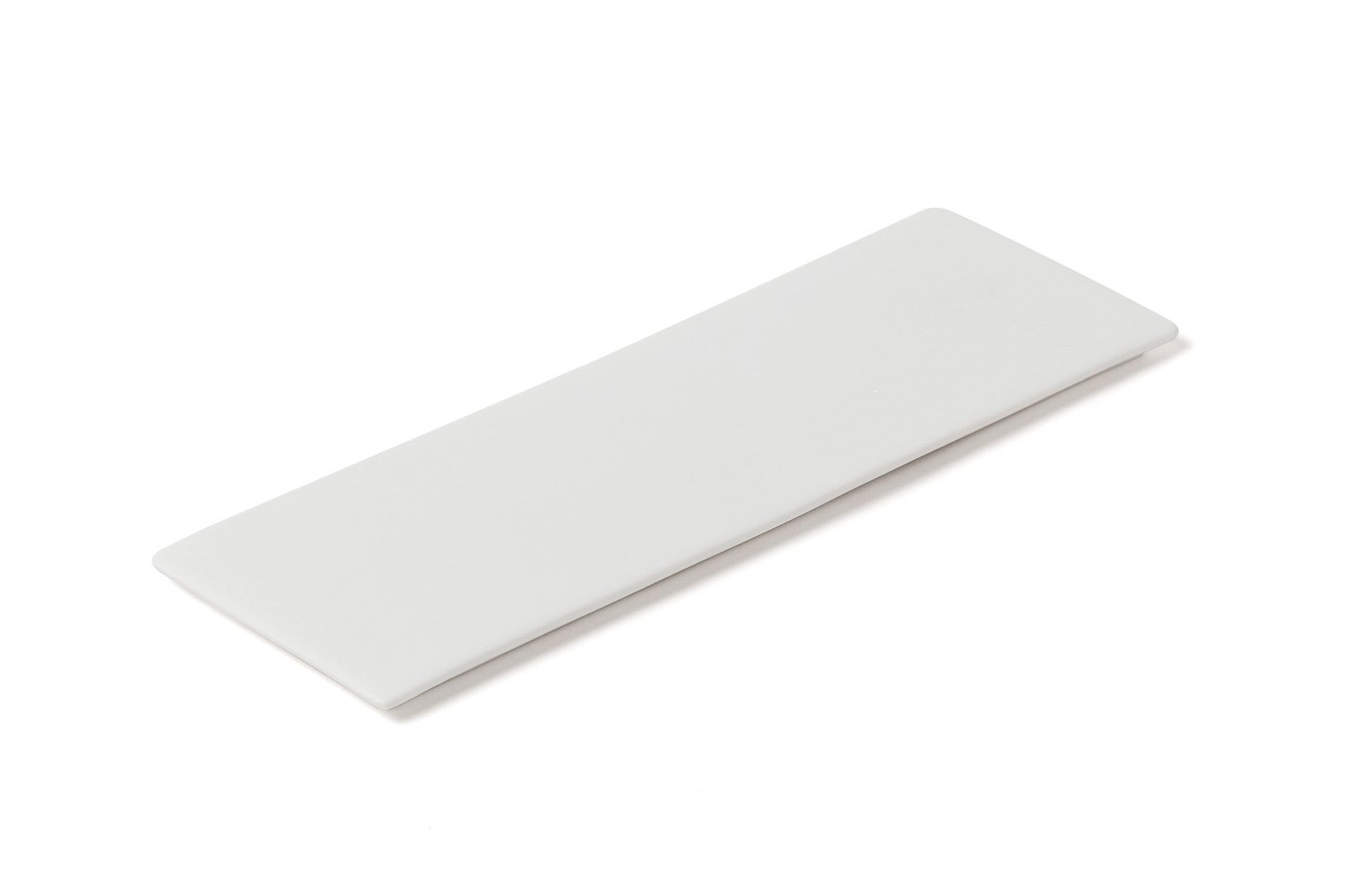 Lab 18/10 plateau en porcelaine, simple, blanc