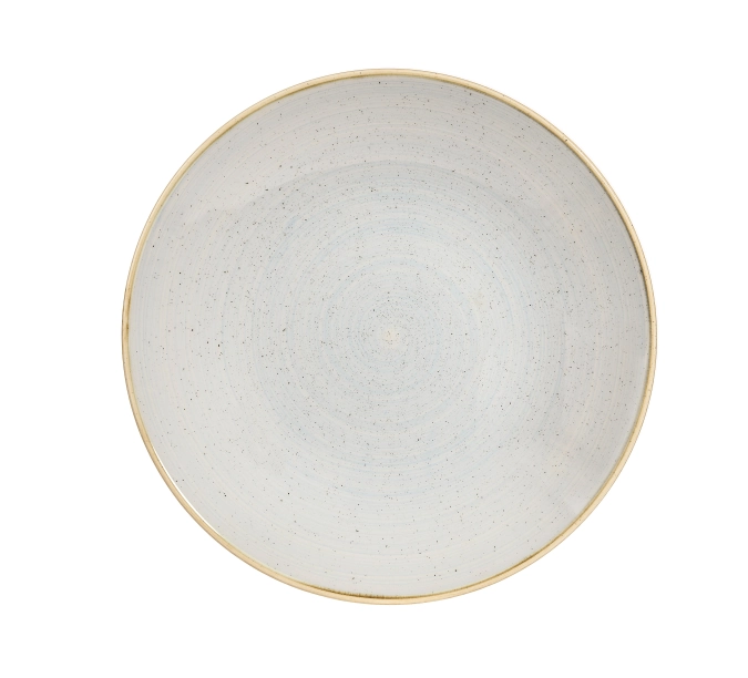 Assiette plate coupe creuse duck egg 28cm