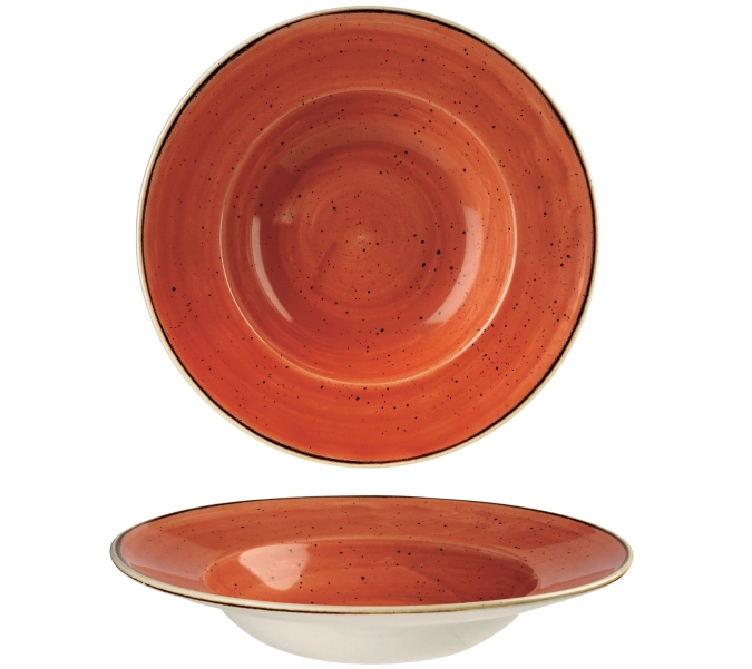 Stonecast Spiced Orange Teller tief Fahne