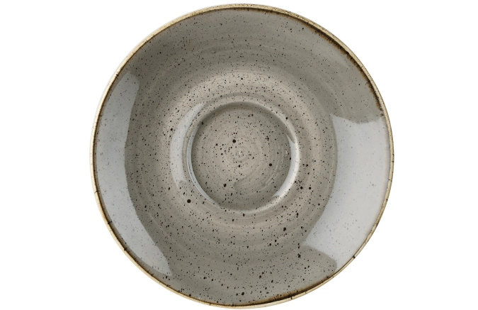 Stonecast peppercorn grey soucoupe pour tasse 15.6cm