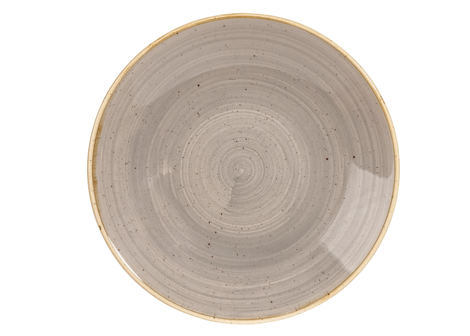 Stonecast peppercorn grey coupe assiette creuse 25.5cm