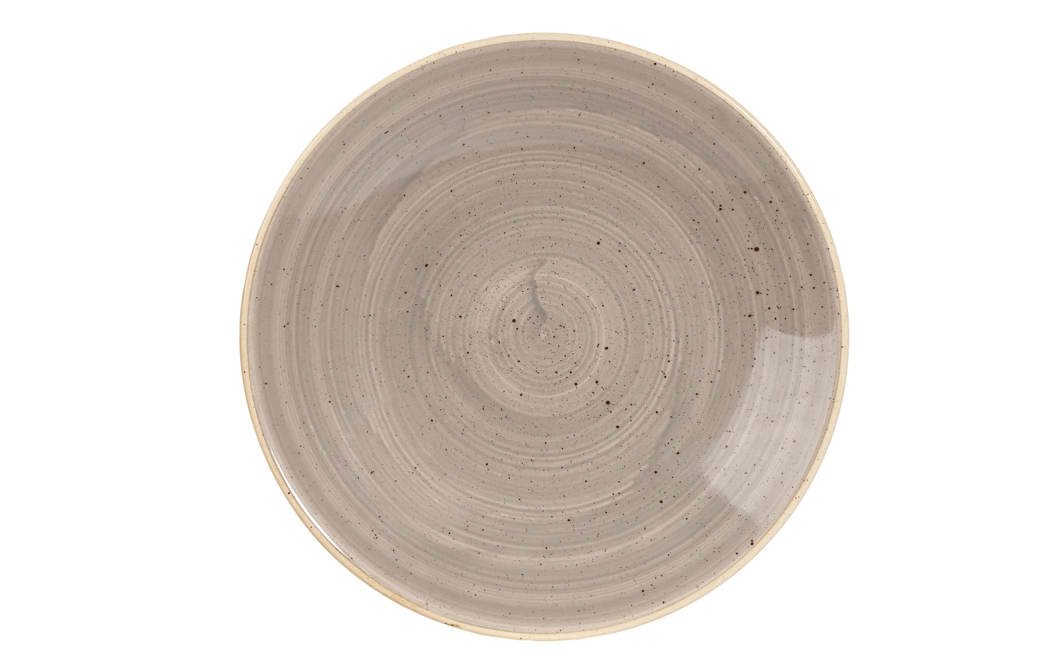 Assiette creuse forme coupe grey 22cm