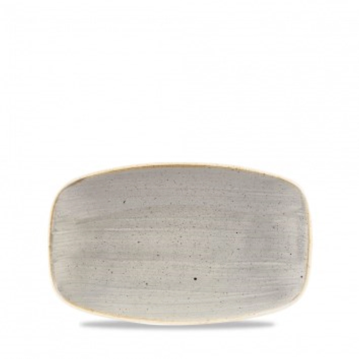 Assiette rectangulaire chefs oblong grey 20 x 12.1cm