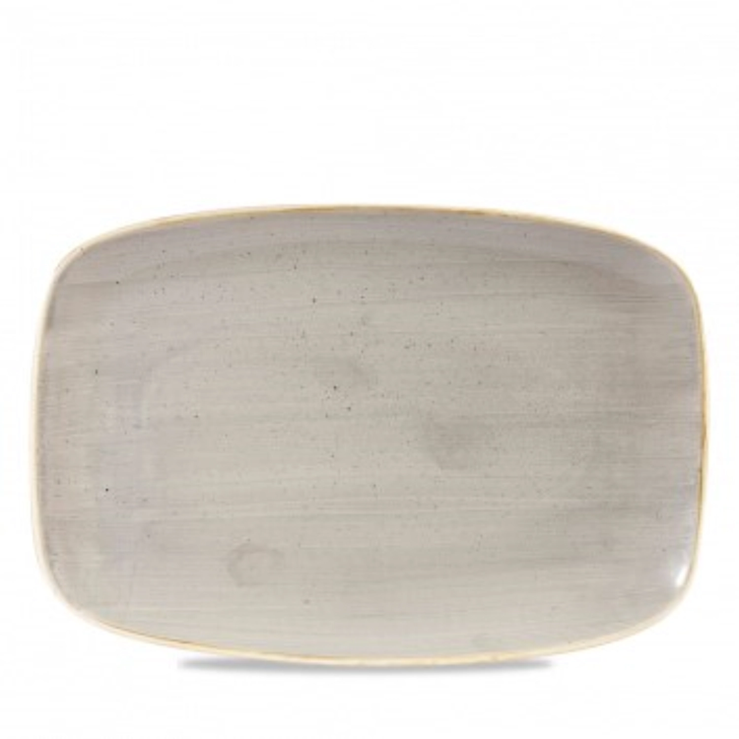 Assiette oblong plate grey