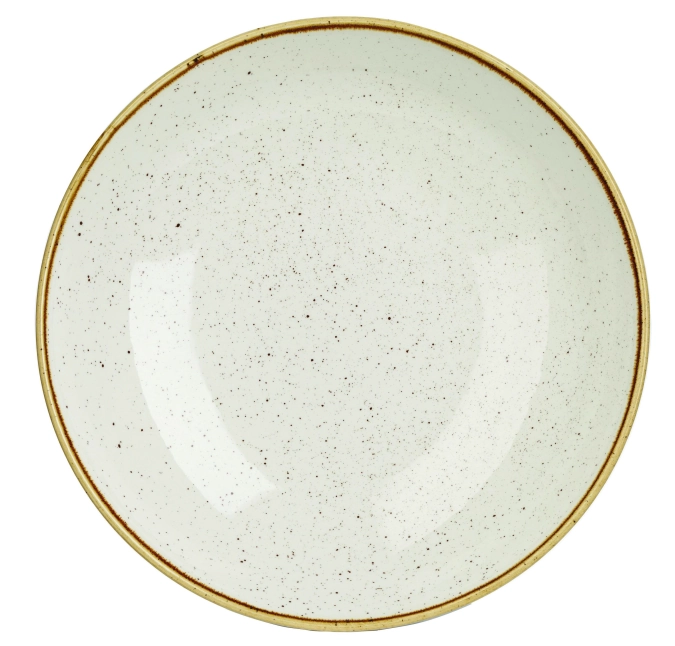Stonecast barley white coupe assiette creuse 31cm