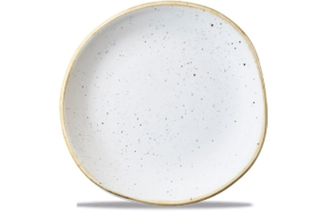Stonecast barley white organic assiette plate 18.6cm