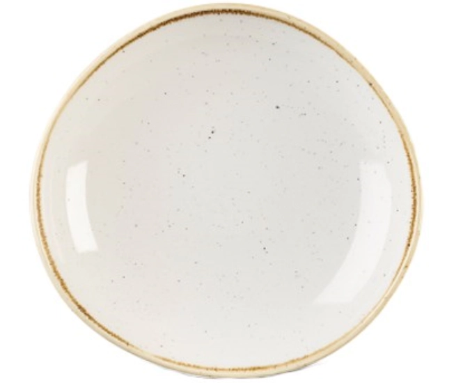 Assiette creuse organic barley white 25.3cm 110cl