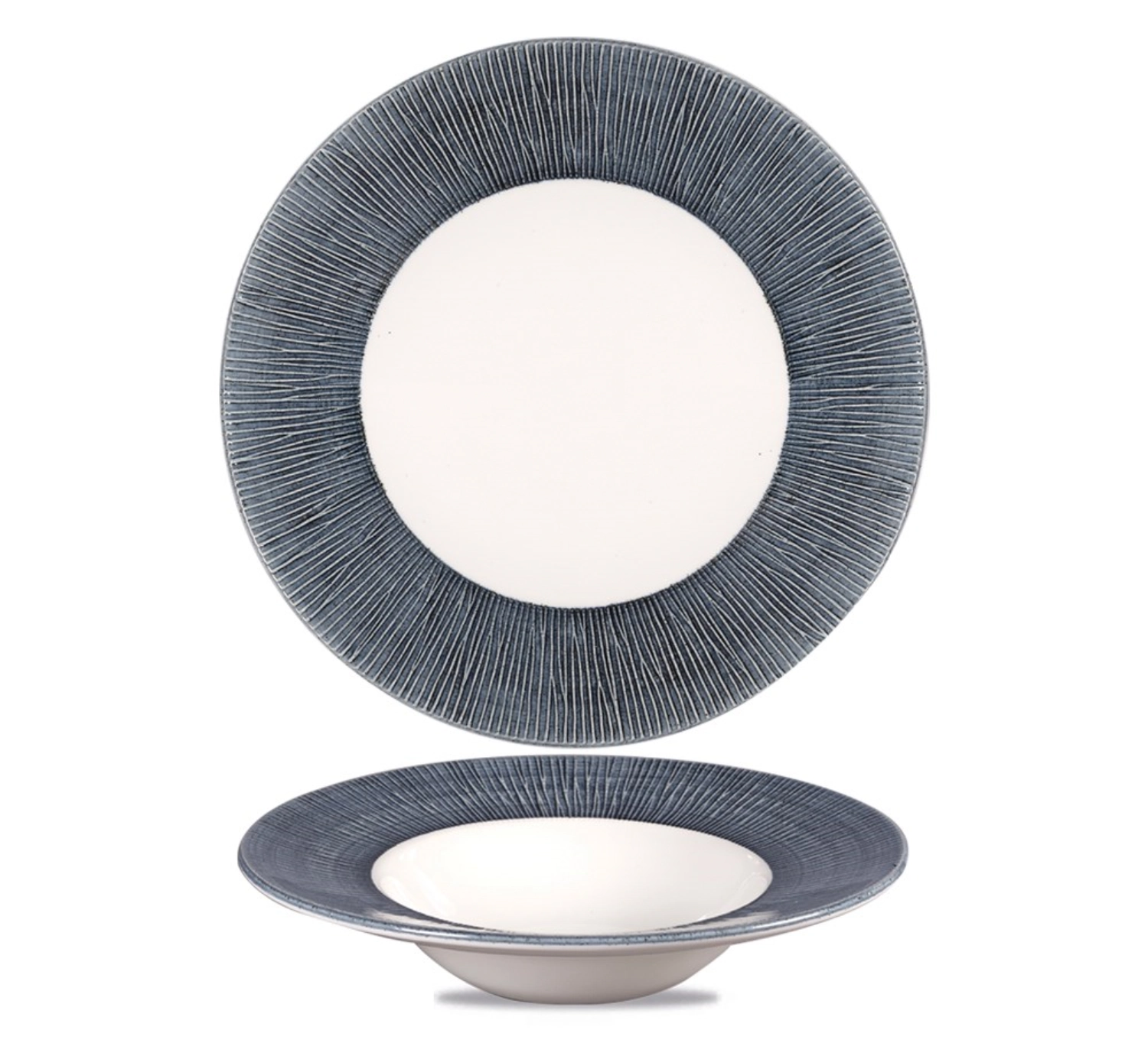 Bamboo Mist Teller tief Fahne breit