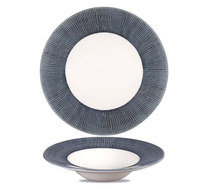 Bamboo Mist Teller tief Fahne breit