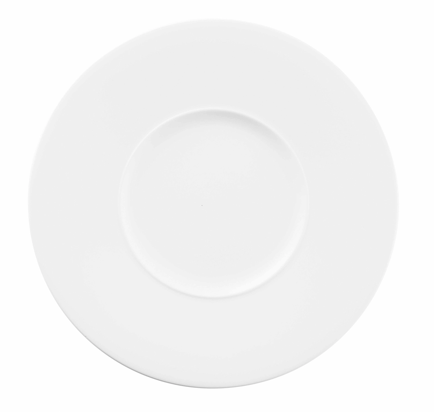 Assiette plate avec bord moyen de 28cm
