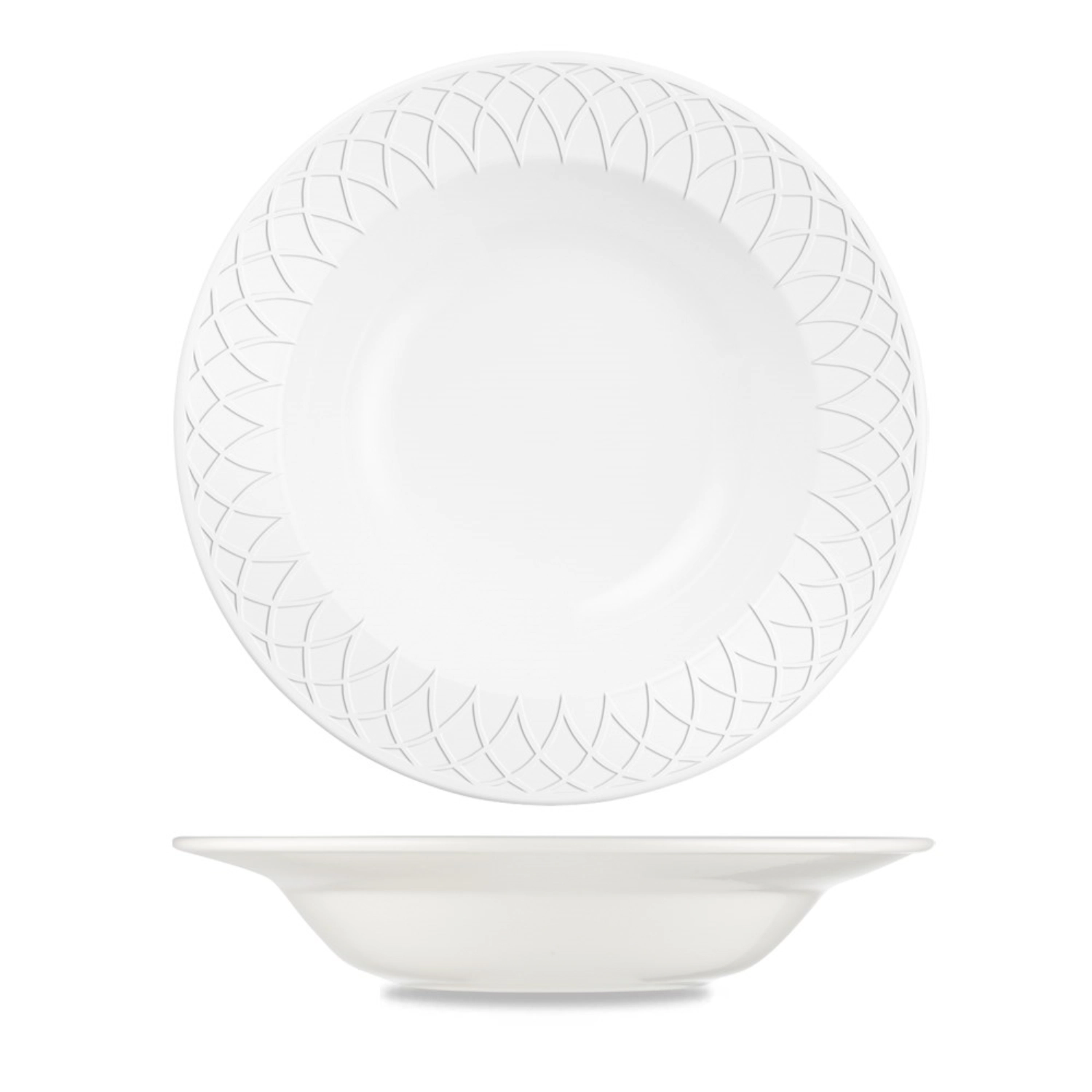 Assiette a soupe avec aile 49.5cl