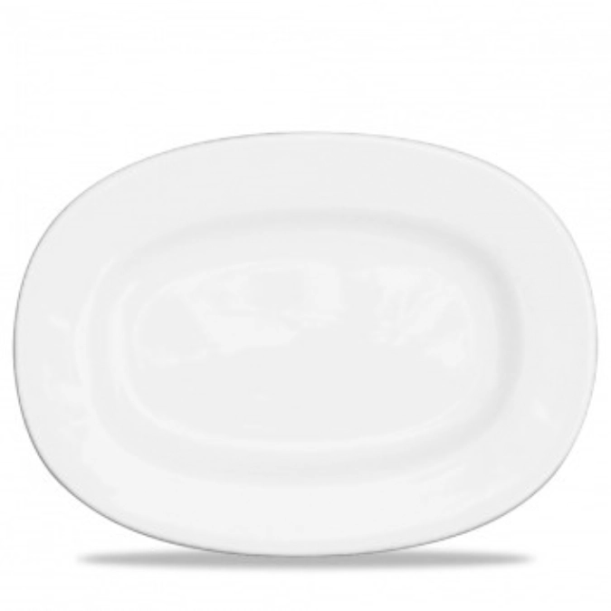 Assiette / plat oval avec aile 34cm
