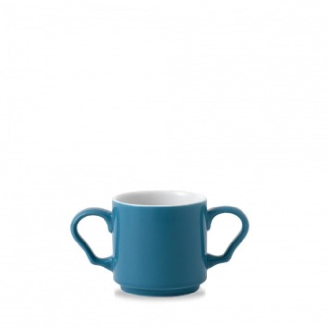 Future Care Blue Glaze Becher mit Griffen