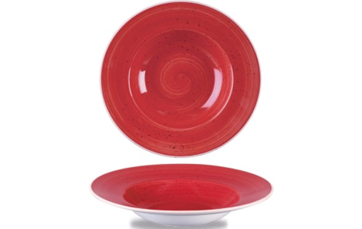 Assiette bassin aile berry red 24cm