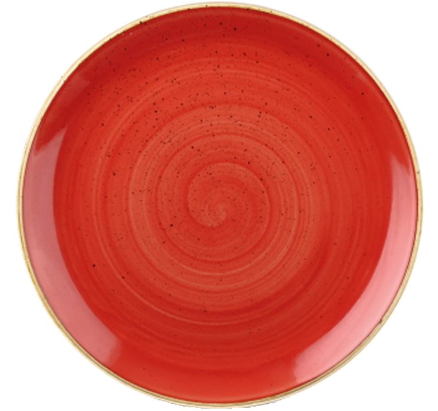 Stonecast Berry Red Coupe Teller flach