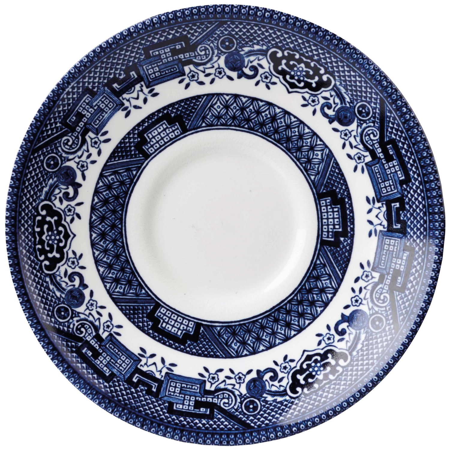 Vintage Prints Blue Willow Untertasse