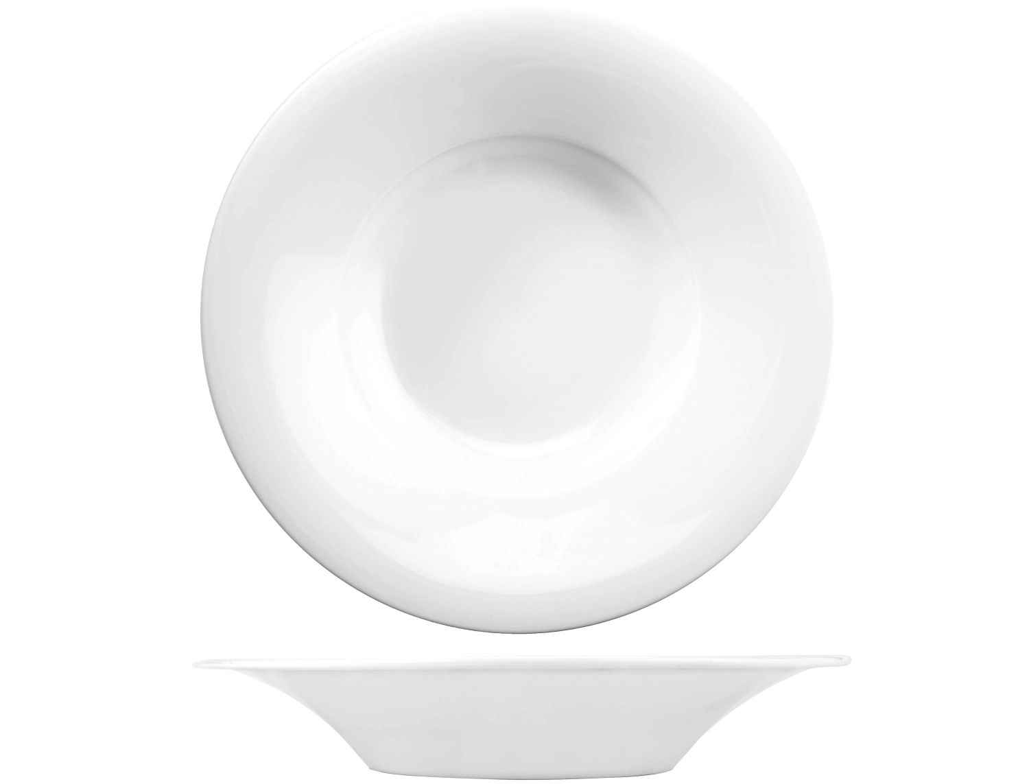 Menu Standard White Procelain Pastateller