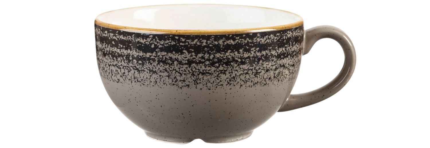 Tasse cappuccino charcoal black 22.7cl