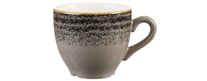 S.P. Homespun Charcoal Black Espressotasse