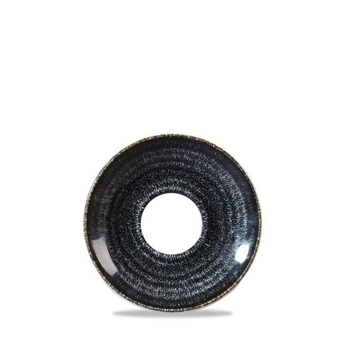 S.P. Homespun Charcoal Black Untertasse