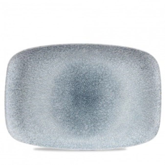 S.P. Raku Topaz Blue Platte