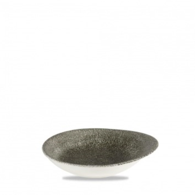 S.P. Raku Quartz Black Coupe Teller tief