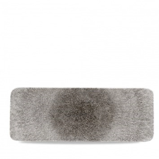 S.P. Raku Quartz Black Platte flach