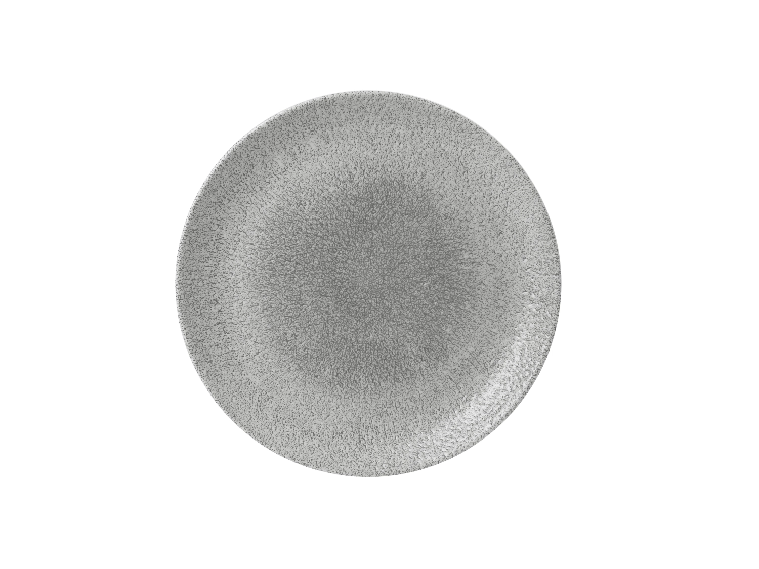 S.P. Raku Jasper Grey Coupe Teller flach