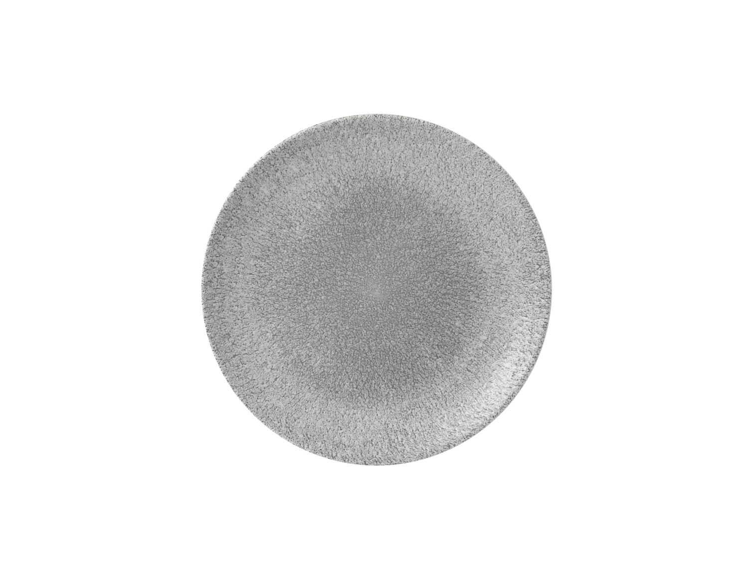 S.P. Raku Jasper Grey Coupe Teller flach