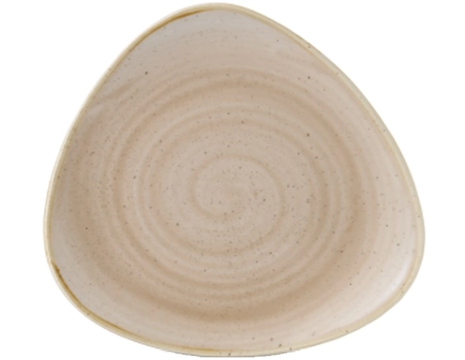 Assiette triangle plate nutmeg 31.1cm