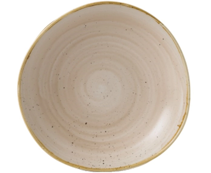 Assiette creuse organic nutmeg 25.3cm
