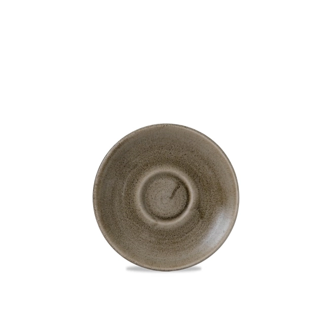 Stonecast patina antique taupe soucoupe espresso 11.8cm