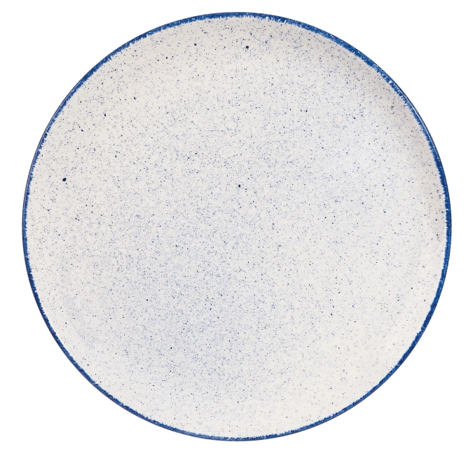 Stonecast Hints Indigo Blue Coupe Teller flach
