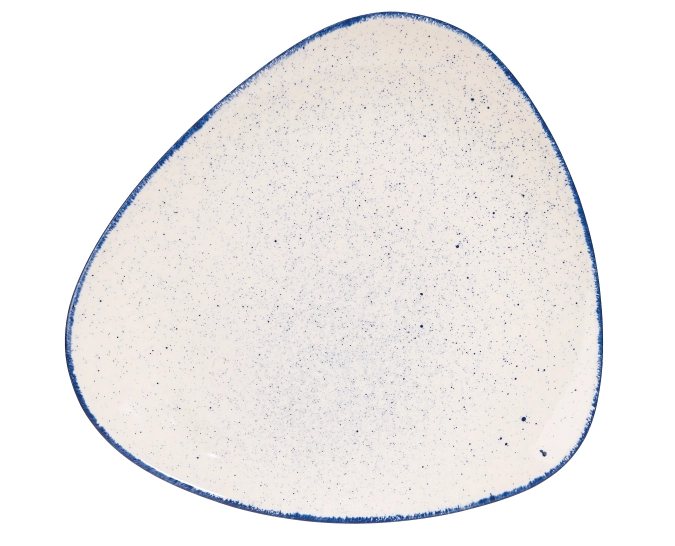 Stonecast Hints Indigo Blue Triangel Teller flach