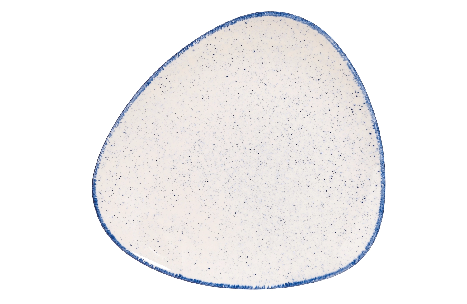 Stonecast Hints Indigo Blue Triangel Teller flach