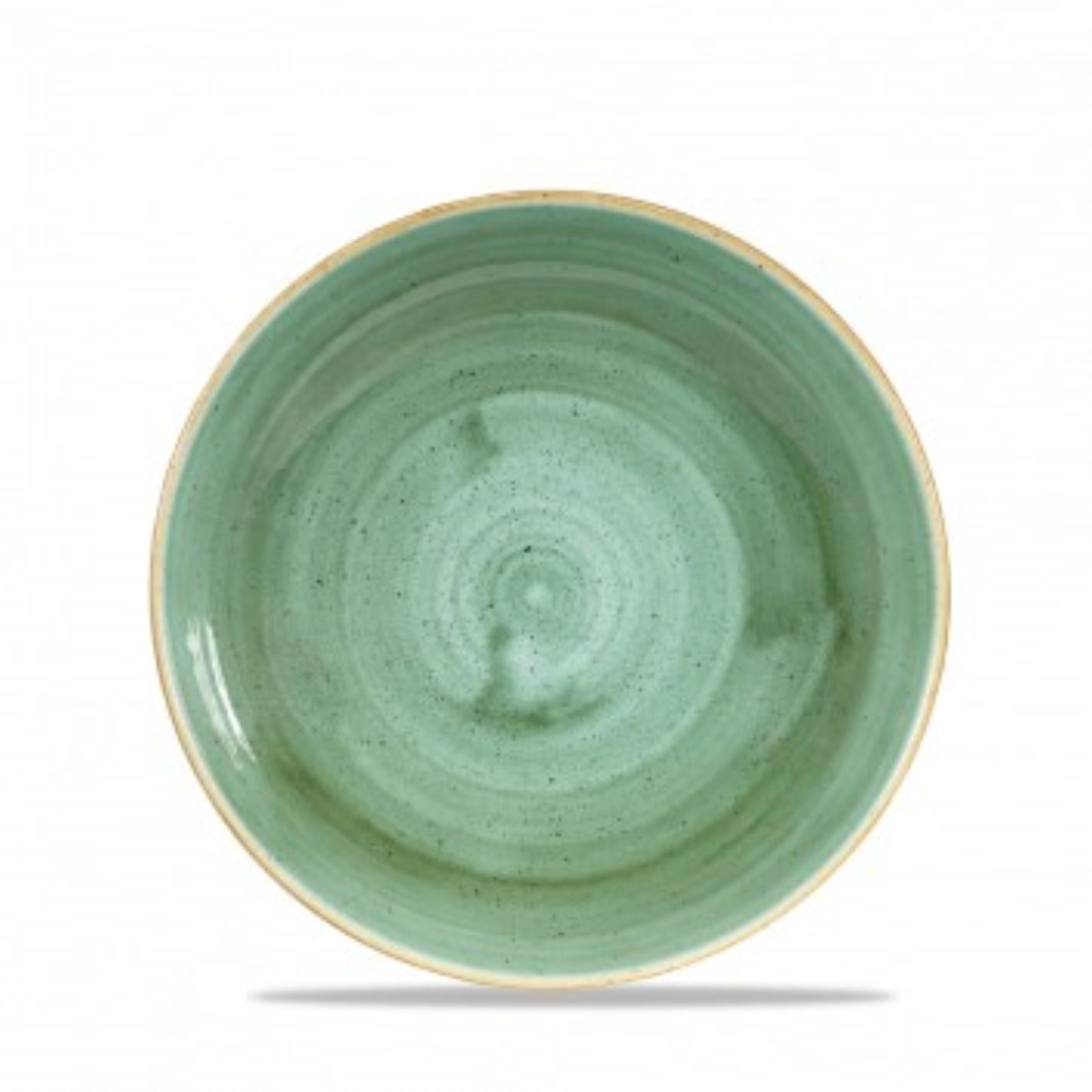 Stonecast Samphire Green Coupe Teller tief
